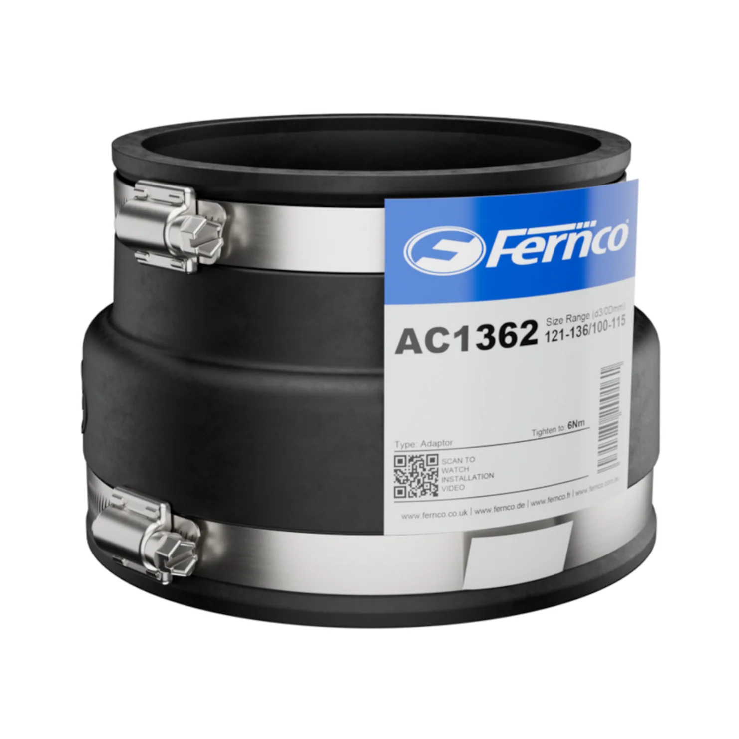 110mm Rubber Adaptor Couplings - Image 3