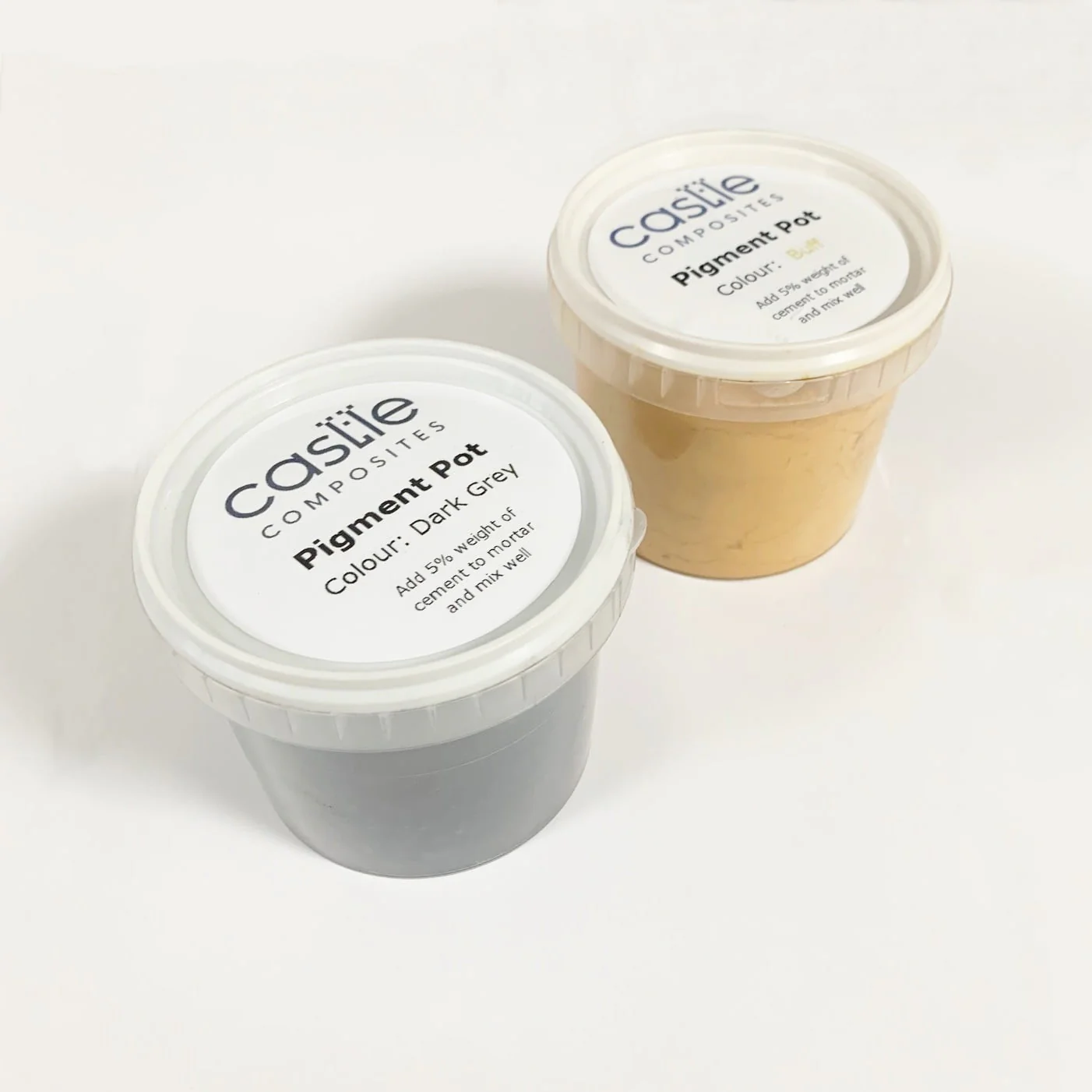 Castle Pigment Pot – Buff or Dark Grey (200g)