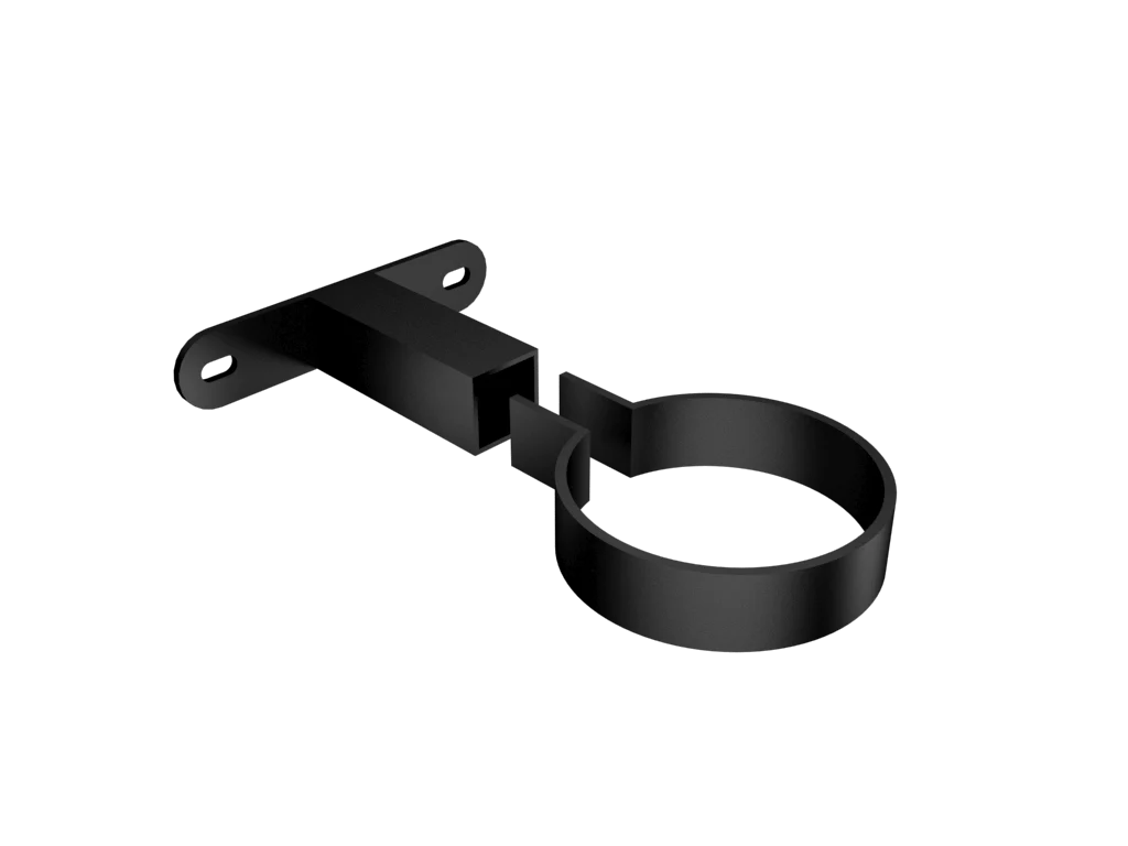 Colonnade Aluminium Round Downpipe Adjustable Pipe Clip (30-200mm)