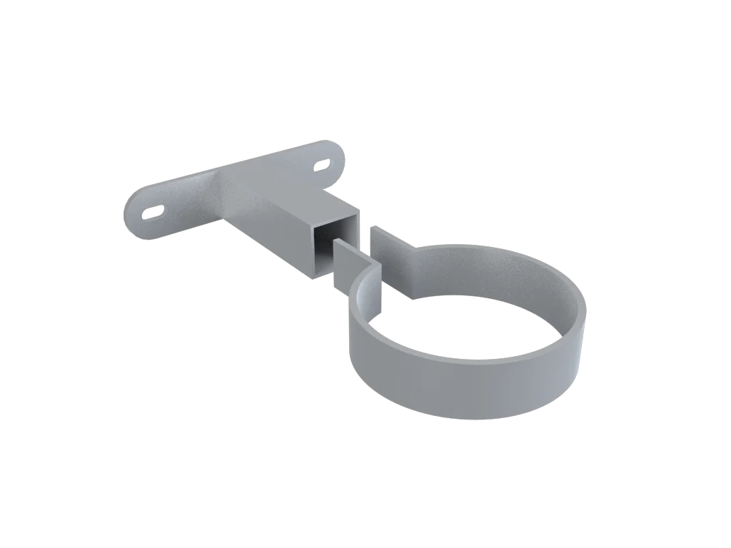 Colonnade Aluminium Round Downpipe Adjustable Pipe Clip (30-200mm) - Image 2