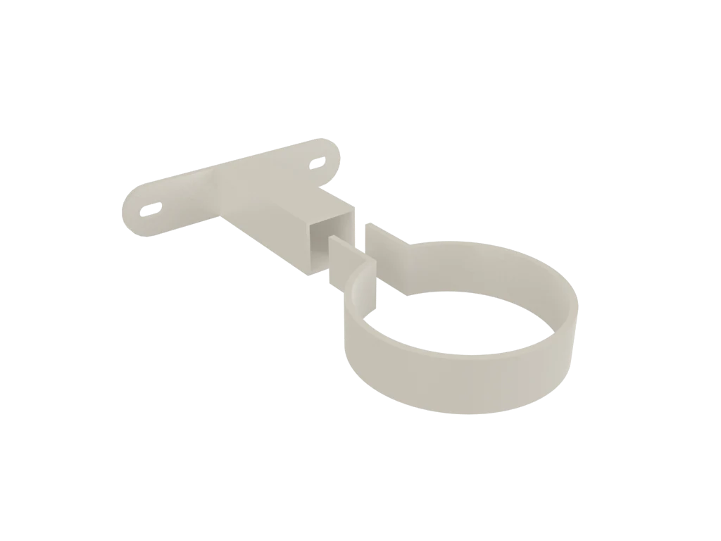 Colonnade Aluminium Round Downpipe Adjustable Pipe Clip (30-200mm) - Image 3