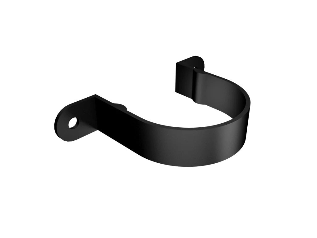 Colonnade Aluminium Round Downpipe Pipe Clip - Flush Fit