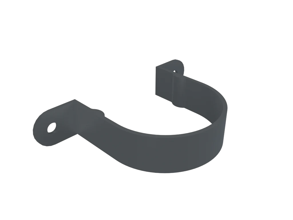 Colonnade Aluminium Round Downpipe Pipe Clip - Flush Fit - Image 12