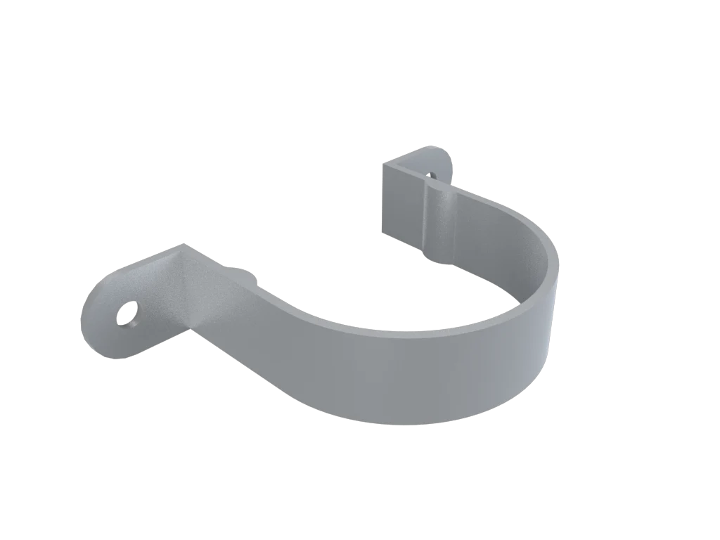 Colonnade Aluminium Round Downpipe Pipe Clip - Flush Fit - Image 2