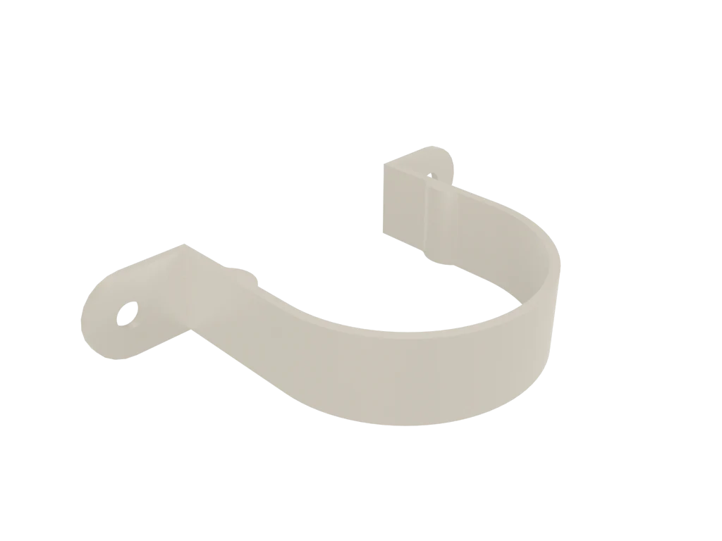 Colonnade Aluminium Round Downpipe Pipe Clip - Flush Fit - Image 3