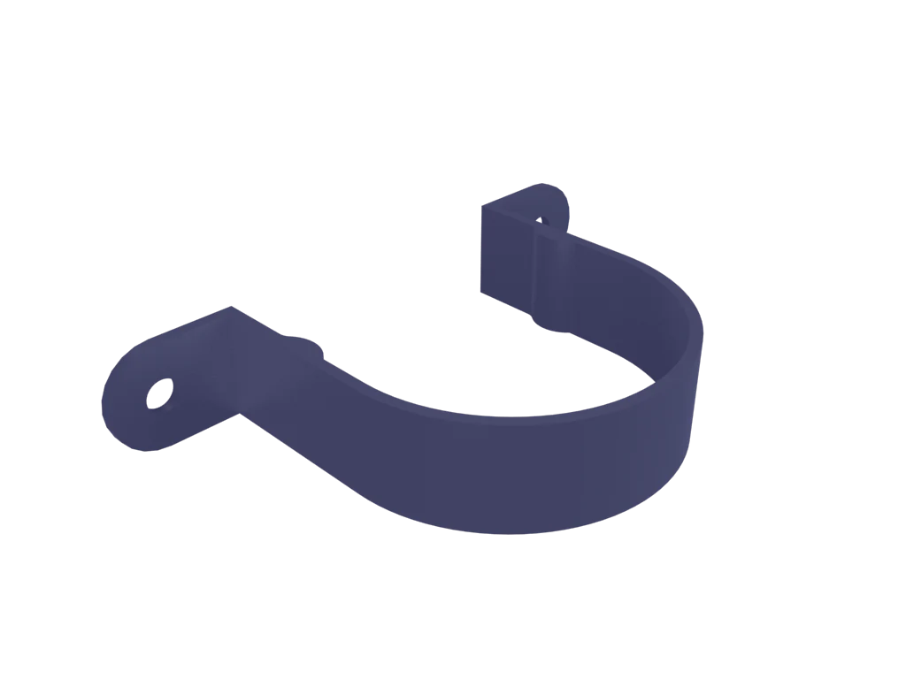 Colonnade Aluminium Round Downpipe Pipe Clip - Flush Fit - Image 5