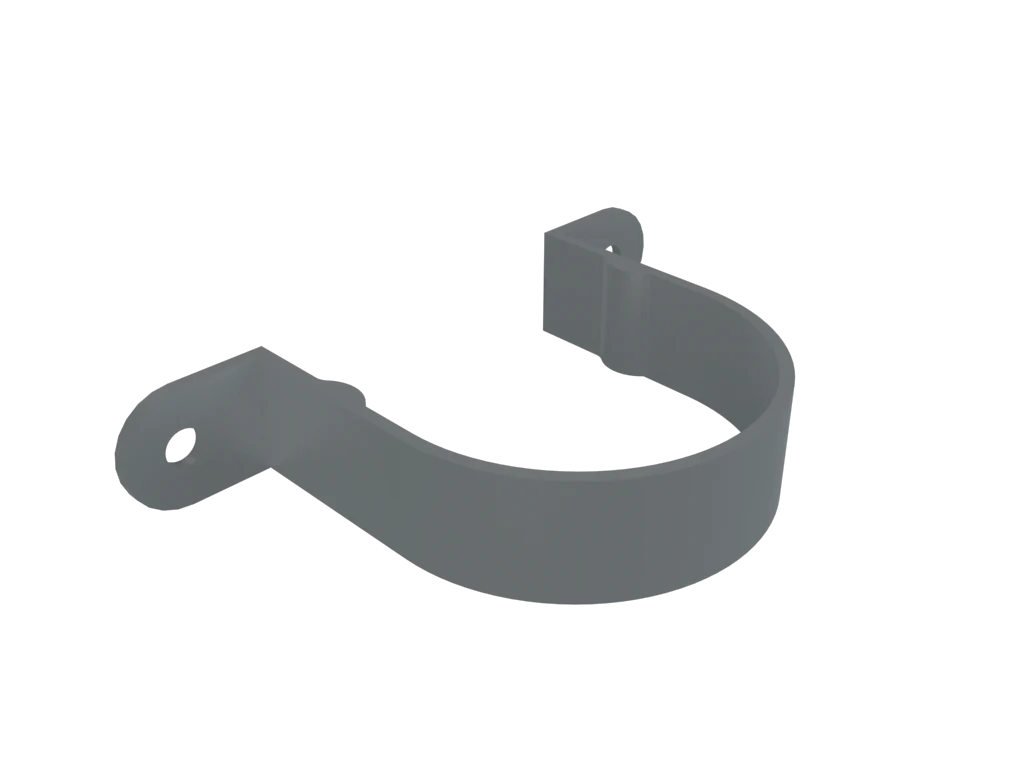 Colonnade Aluminium Round Downpipe Pipe Clip - Flush Fit - Image 7