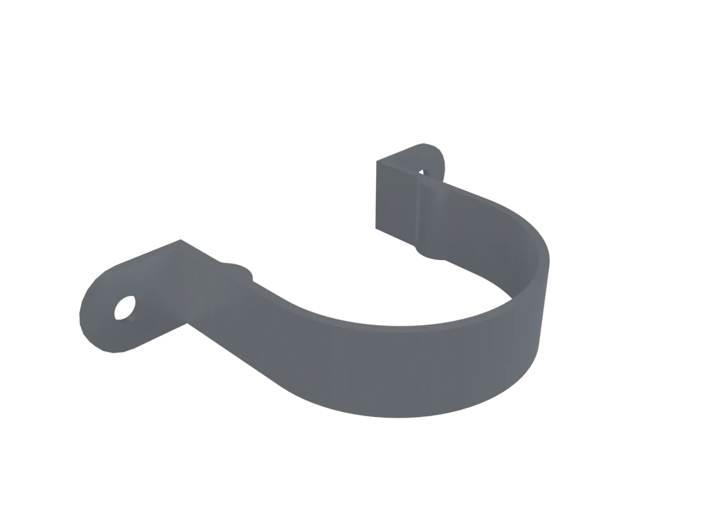 Colonnade Aluminium Round Downpipe Pipe Clip - Flush Fit - Image 8