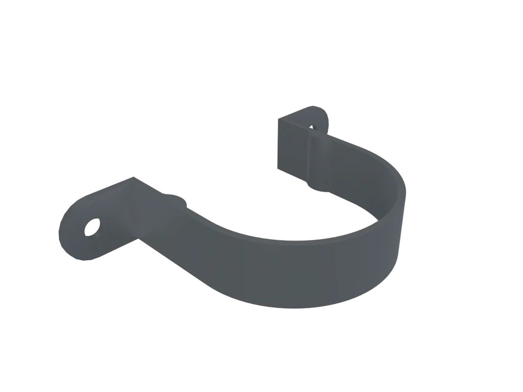 Colonnade Aluminium Round Downpipe Pipe Clip - Flush Fit - Image 9