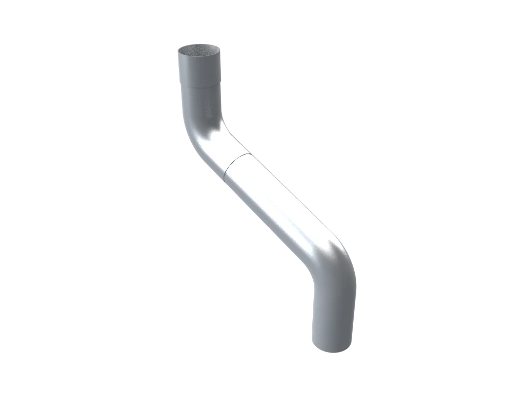 Colonnade Aluminium Round Swaged 2-Part Swan Neck 63mm - Image 2