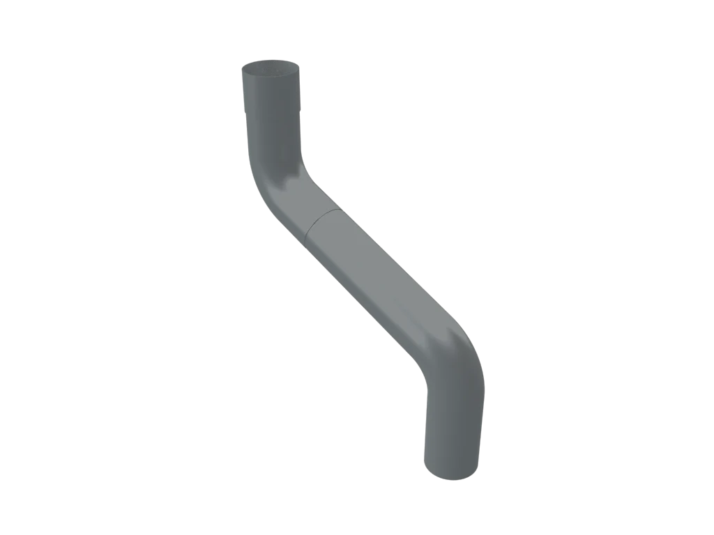 Colonnade Aluminium Round Swaged 2-Part Swan Neck 63mm - Image 7