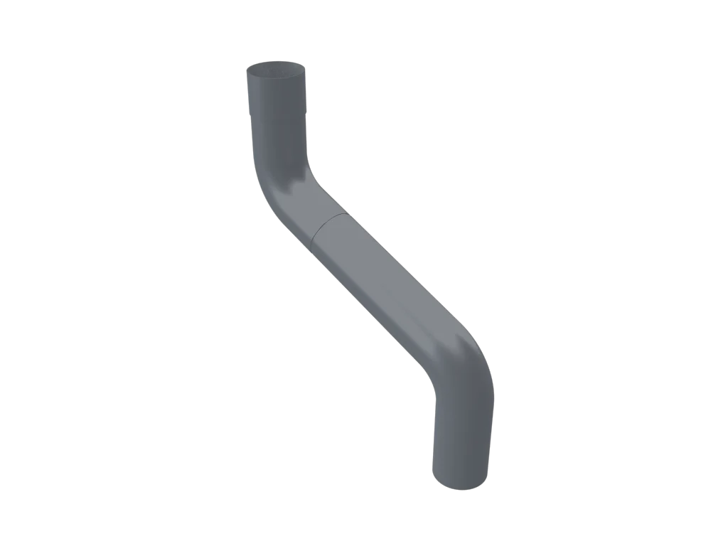 Colonnade Aluminium Round Swaged 2-Part Swan Neck 63mm - Image 8