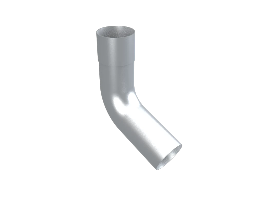 Colonnade Aluminium Round Swaged Downpipe Bend 63mm - Image 3