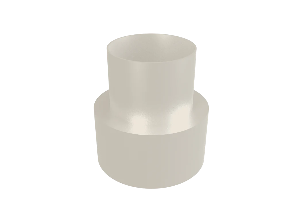 Colonnade Aluminium Round Swaged Downpipe Drain Adaptor - Image 3