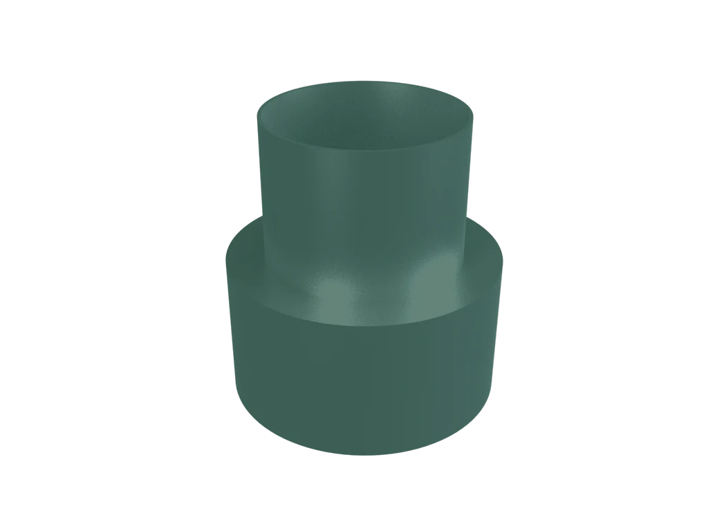 Colonnade Aluminium Round Swaged Downpipe Drain Adaptor - Image 6