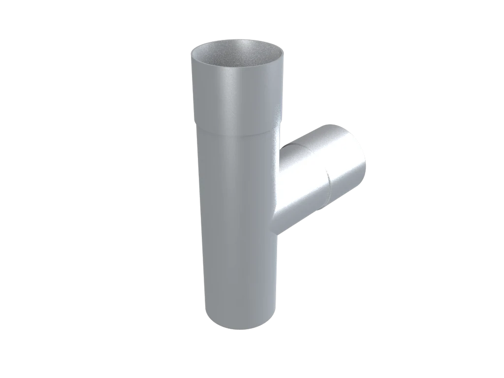 Colonnade Aluminium Round Swaged Downpipe Y-Branch 63mm - Image 2