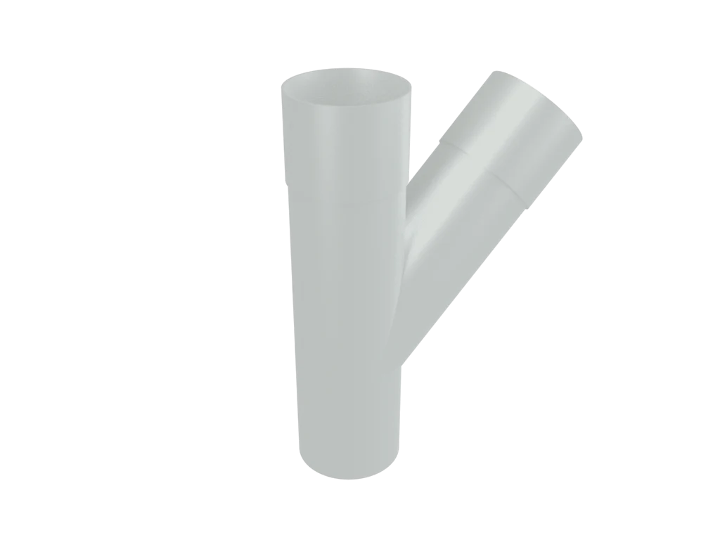 Colonnade Aluminium Round Swaged Downpipe Y-Branch 63mm - Image 51