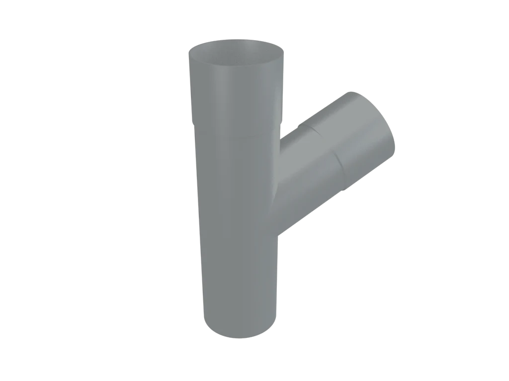 Colonnade Aluminium Round Swaged Downpipe Y-Branch 63mm - Image 35