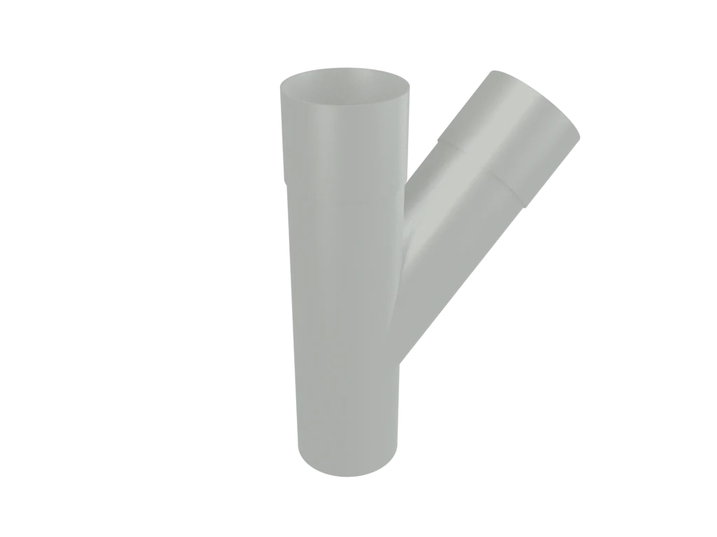 Colonnade Aluminium Round Swaged Downpipe Y-Branch 63mm - Image 53