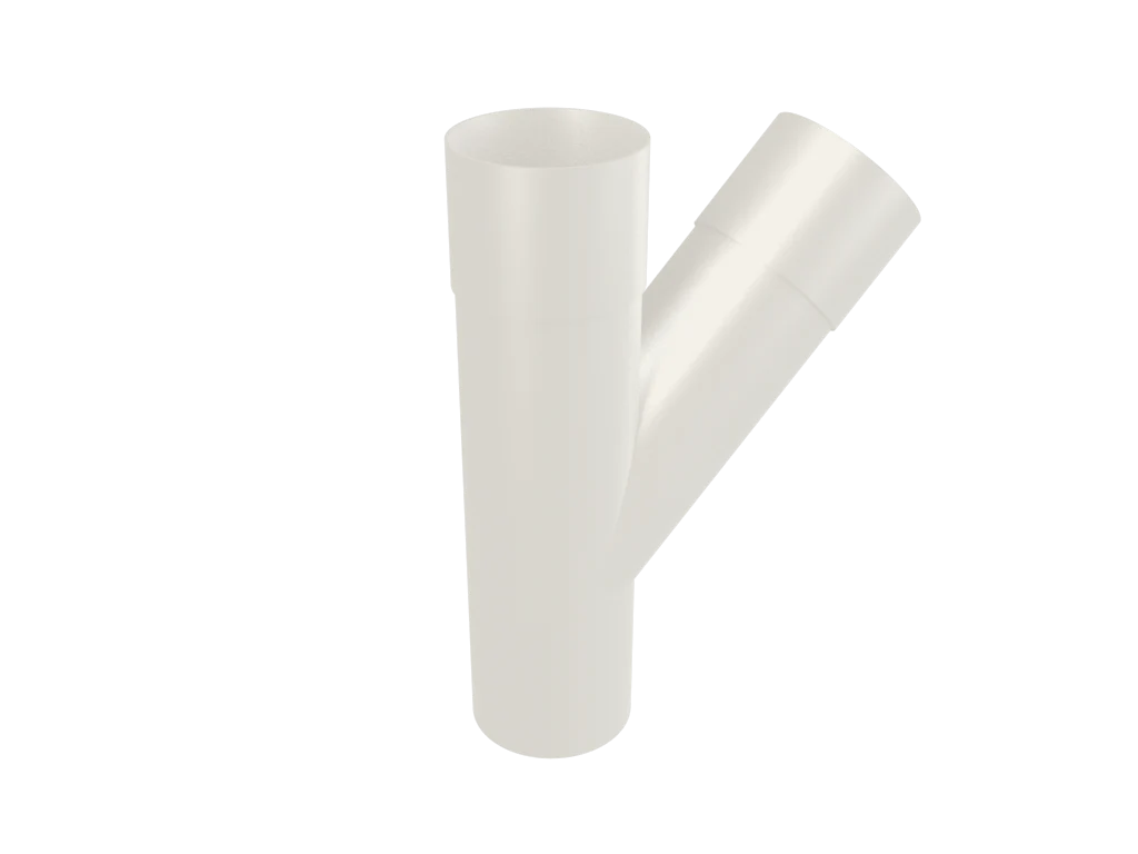 Colonnade Aluminium Round Swaged Downpipe Y-Branch 63mm - Image 55