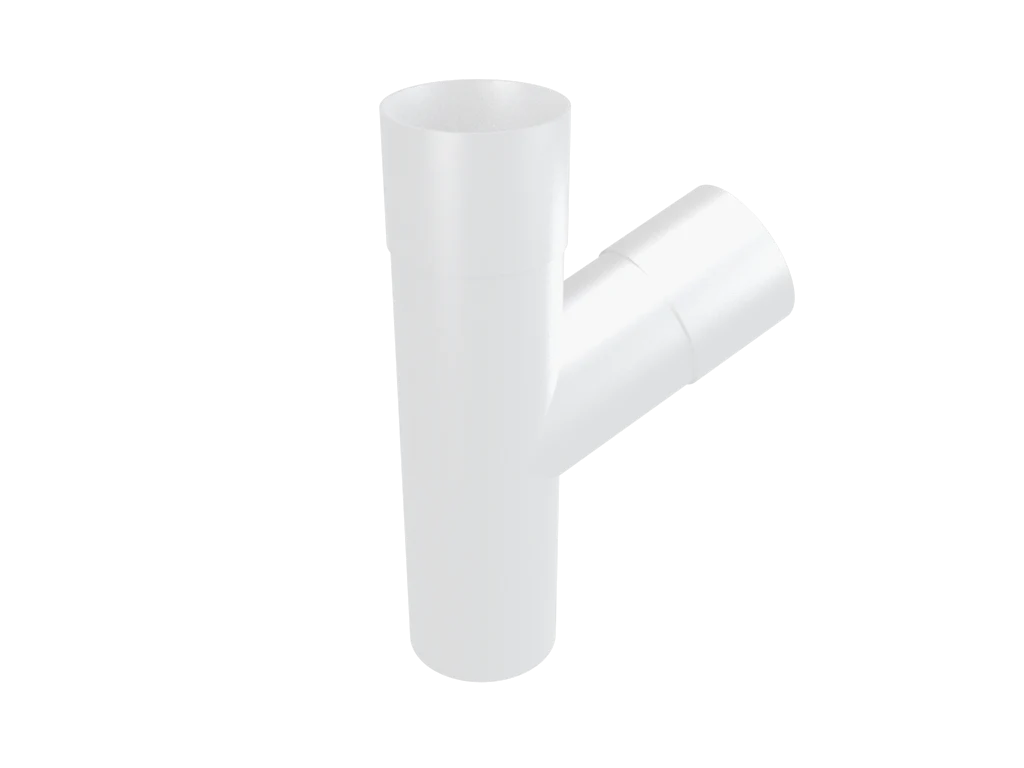 Colonnade Aluminium Round Swaged Downpipe Y-Branch 63mm - Image 39