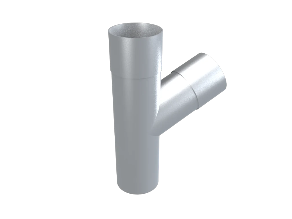 Colonnade Aluminium Round Swaged Downpipe Y-Branch 63mm - Image 22