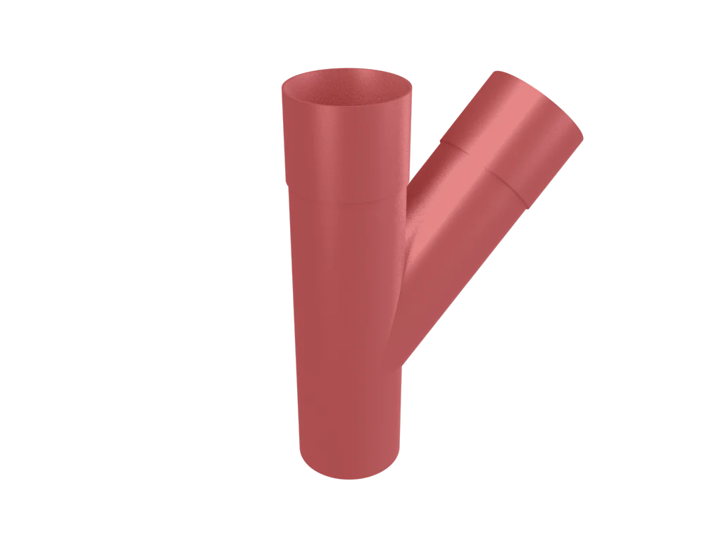 Colonnade Aluminium Round Swaged Downpipe Y-Branch 76mm - Image 54
