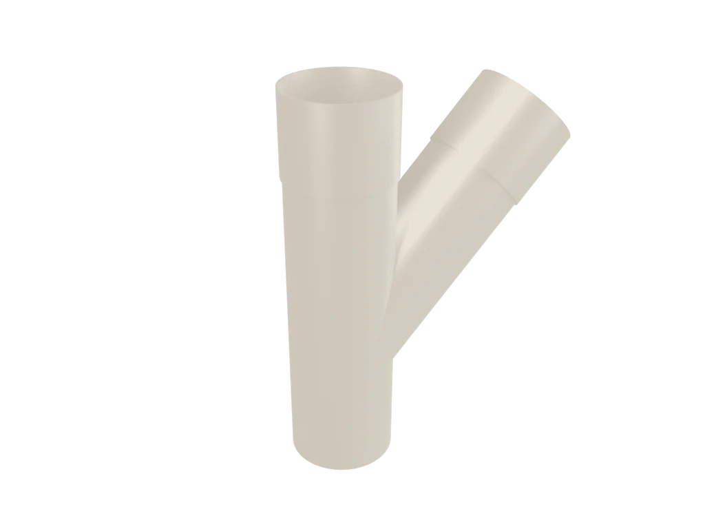 Colonnade Aluminium Round Swaged Downpipe Y-Branch 63mm - Image 41