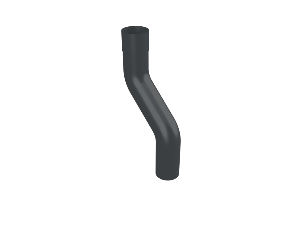 Colonnade Aluminium Round Swaged 1-Part Swan Neck Downpipe - Image 10
