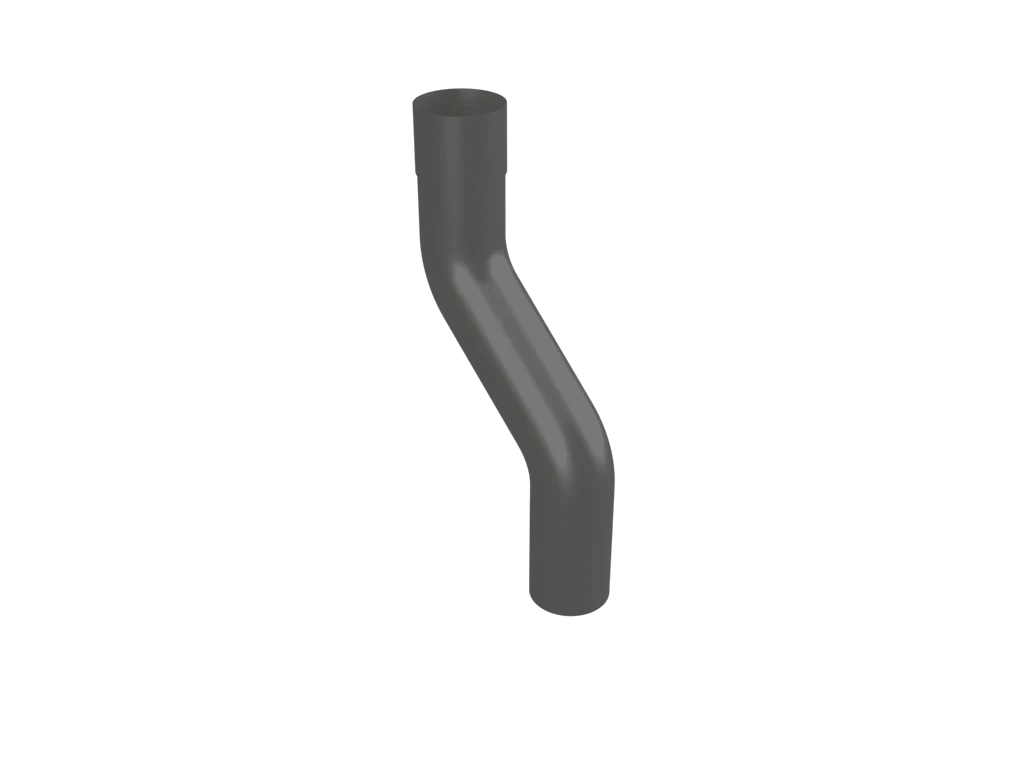 Colonnade Aluminium Round Swaged 1-Part Swan Neck Downpipe - Image 11