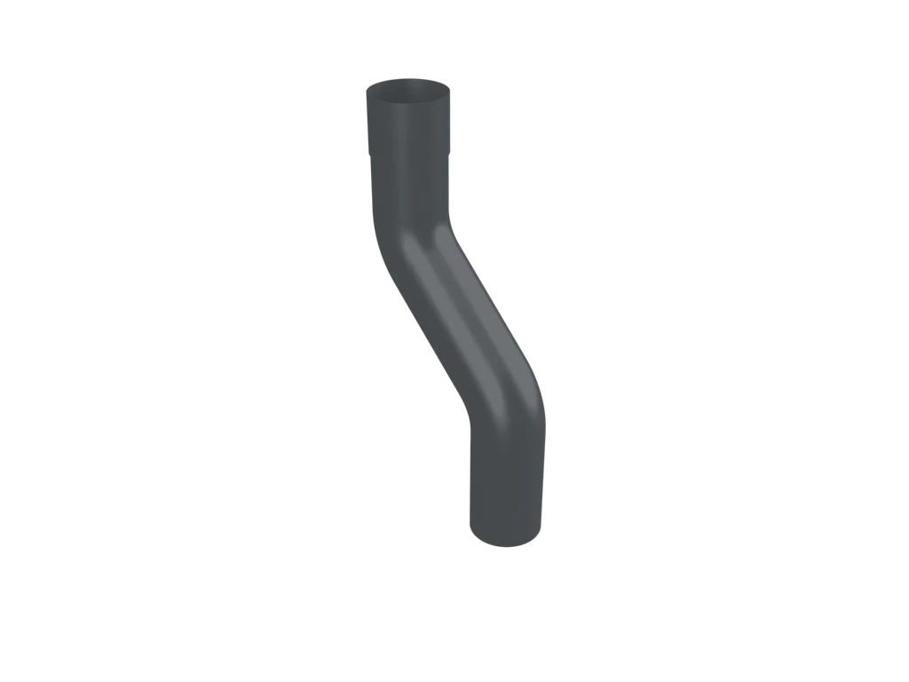 Colonnade Aluminium Round Swaged 1-Part Swan Neck Downpipe - Image 12