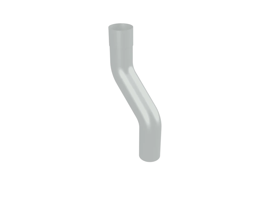 Colonnade Aluminium Round Swaged 1-Part Swan Neck Downpipe - Image 13
