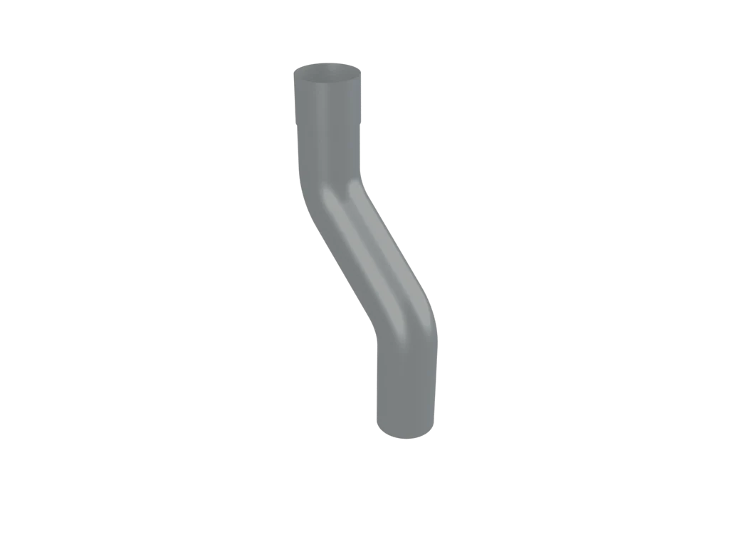 Colonnade Aluminium Round Swaged 1-Part Swan Neck Downpipe - Image 14