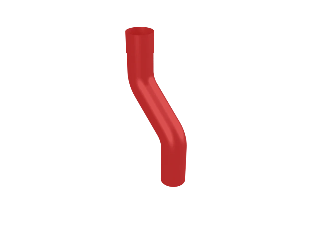 Colonnade Aluminium Round Swaged 1-Part Swan Neck Downpipe - Image 4