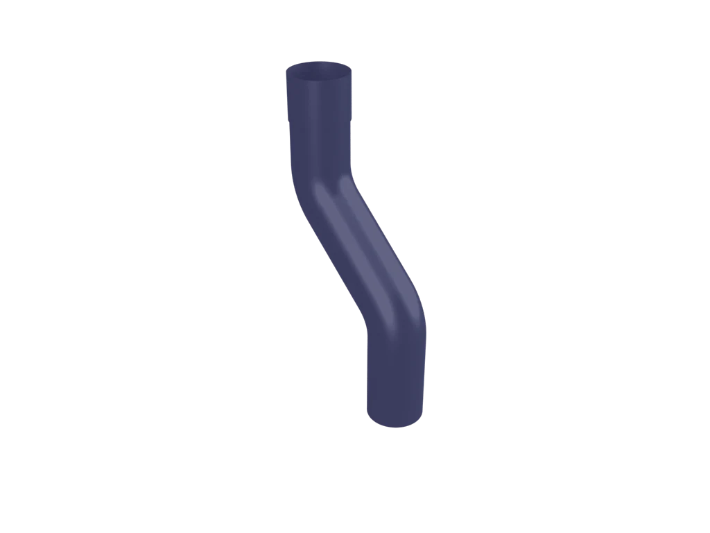 Colonnade Aluminium Round Swaged 1-Part Swan Neck Downpipe - Image 5
