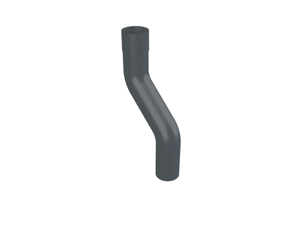 Colonnade Aluminium Round Swaged 1-Part Swan Neck Downpipe - Image 9