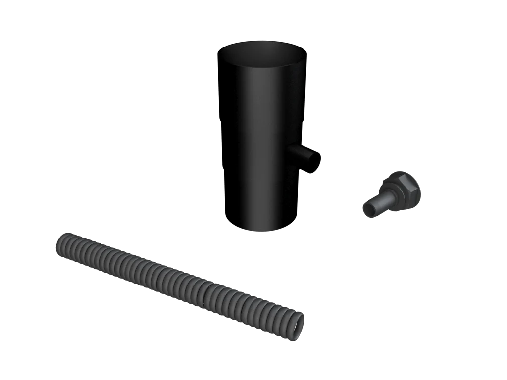 Colonnade Aluminium Round Swaged Water Butt Deflector Kit