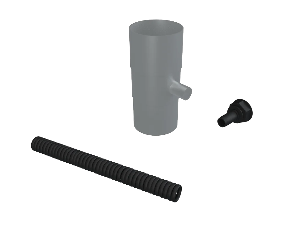 Colonnade Aluminium Round Swaged Water Butt Deflector Kit - Image 13