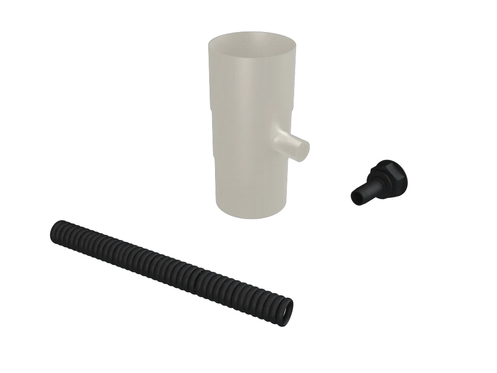 Colonnade Aluminium Round Swaged Water Butt Deflector Kit - Image 3