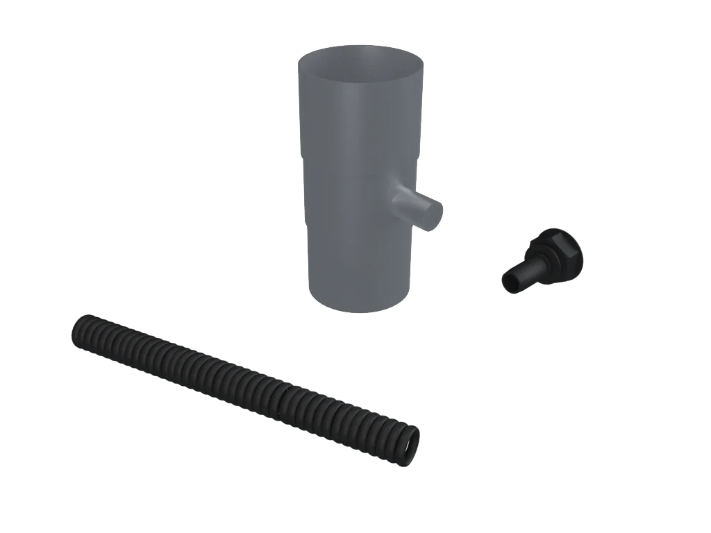 Colonnade Aluminium Round Swaged Water Butt Deflector Kit - Image 7