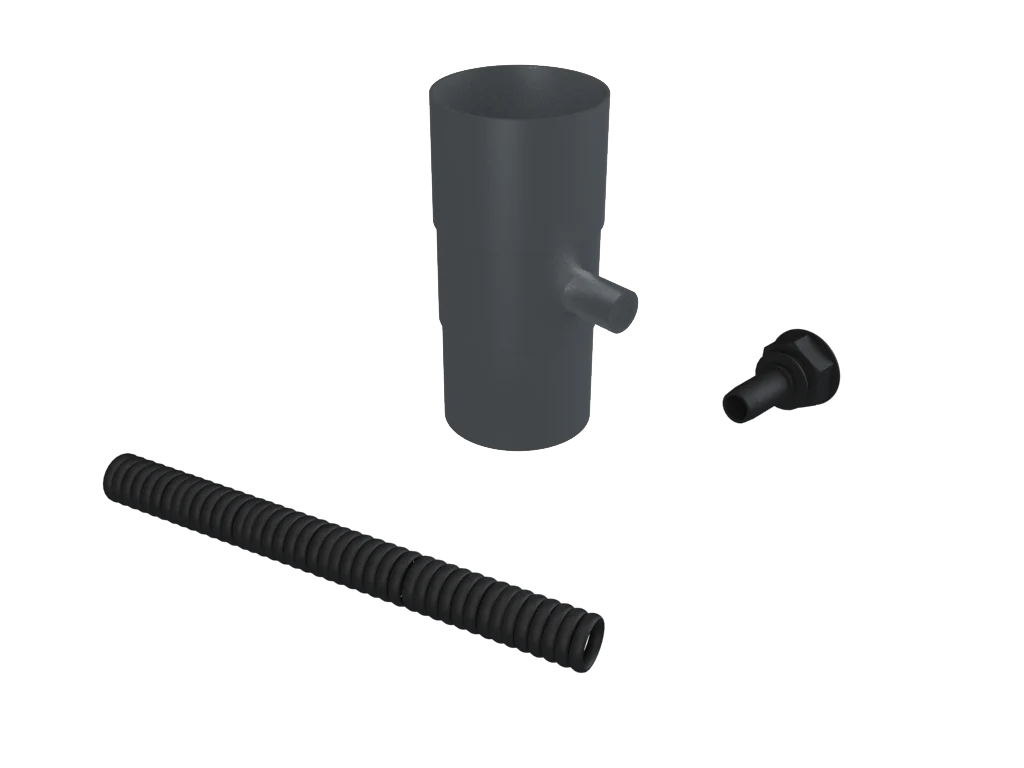 Colonnade Aluminium Round Swaged Water Butt Deflector Kit - Image 9