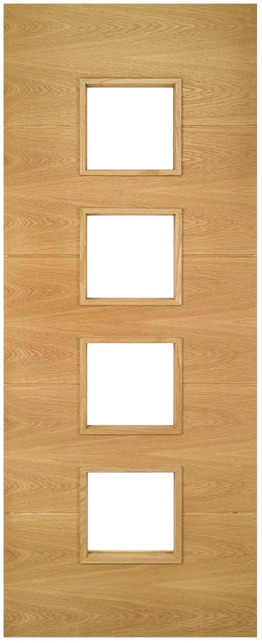 Deanta Augusta Prefinished Oak Glazed FSC® Internal Door