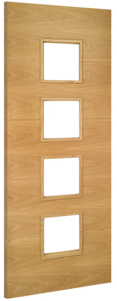 Deanta Augusta Prefinished Oak Glazed FSC® Internal Door - Image 2
