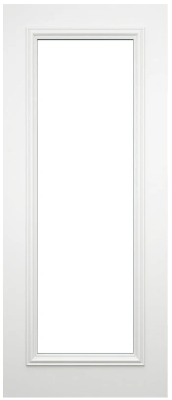 Deanta Blenheim White Primed Bevelled Glaze FSC® Internal Door