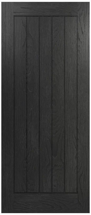 Deanta Ely Brushed Black Oak FSC® Internal Door