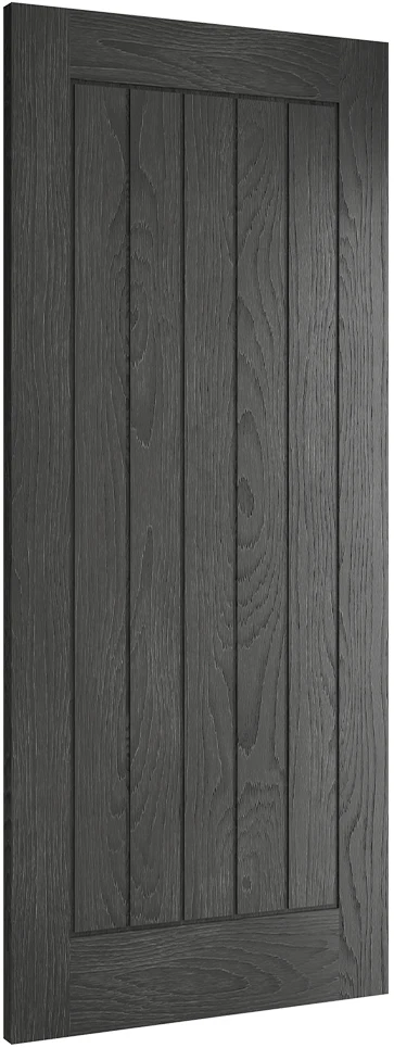 Deanta Ely Brushed Black Oak FSC® Internal Door - Image 2