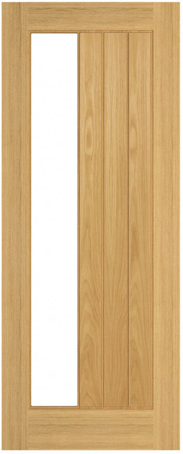 Deanta Ely Prefinished Oak Glazed 1SL FD30 FSC® Internal Fire Door