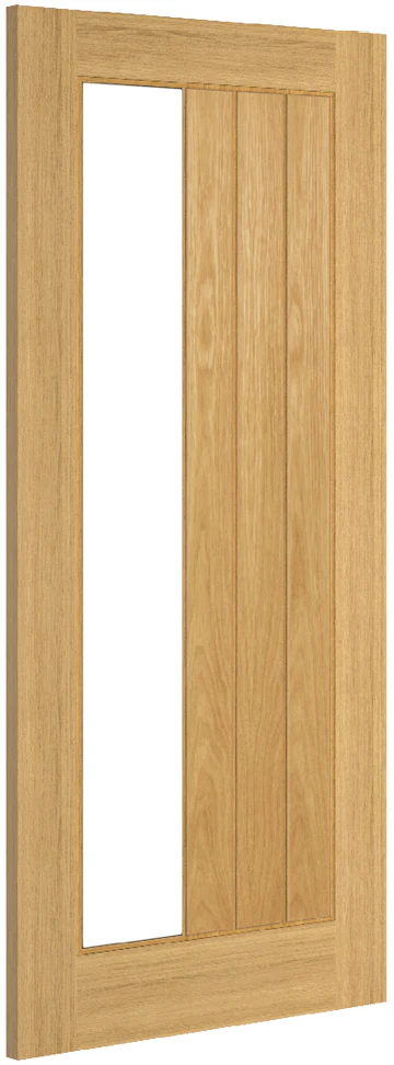 Deanta Ely Prefinished Oak Glazed 1SL FD30 FSC® Internal Fire Door - Image 2