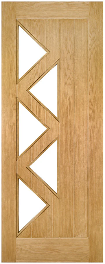 Deanta Ely Prefinished Oak Glazed (5L) FSC® Internal Door