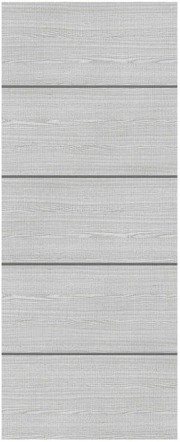 Deanta Flush Light Grey Ash Horizontal Inlay FD30 6mm Lipping FSC® Internal Fire Door